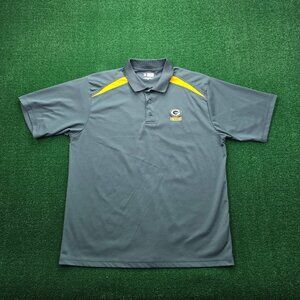Green Bay Packers Polo Shirt Mens XL Green Short‎ Sleeve NFL Football Sports